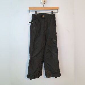 Marker Germany simple black snow pants size 10 side zip